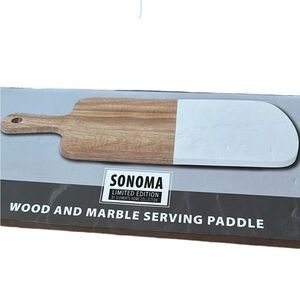 Sonoma Wood And Marble Serving Board